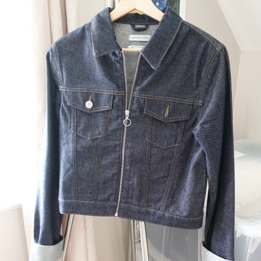 Urban Outfitters Cropped Denim Jacket